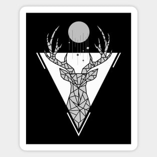 Geometric planet deer Magnet